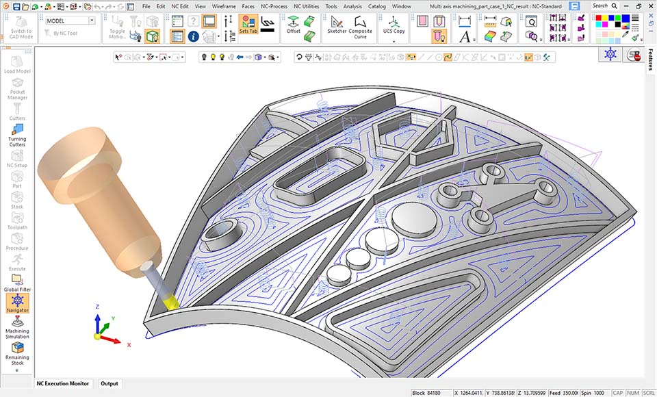 CAM-5X – Multi Axis Machining